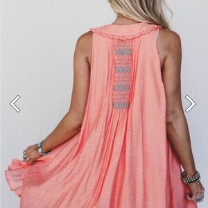 Three Bird Nest Coral Mini Dress